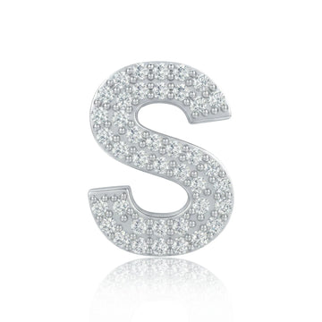Silver Letter S Charm