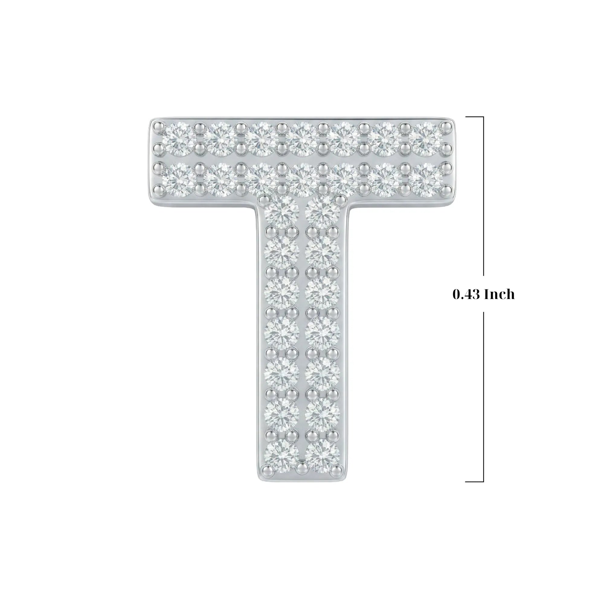 Silver Letter T / Tau Charm