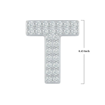 Silver Letter T / Tau Charm