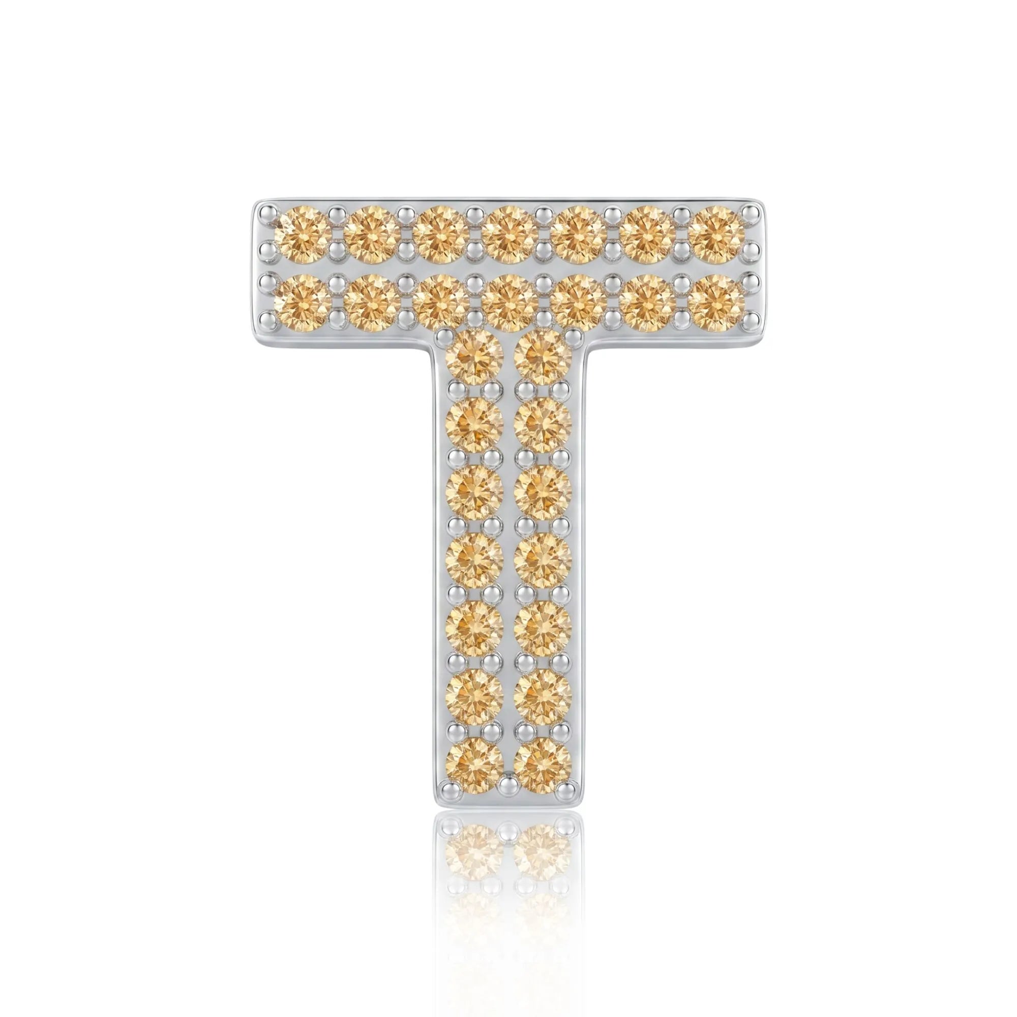 Gold Letter T / Tau Charm