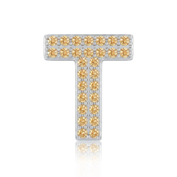 Gold Letter T / Tau Charm