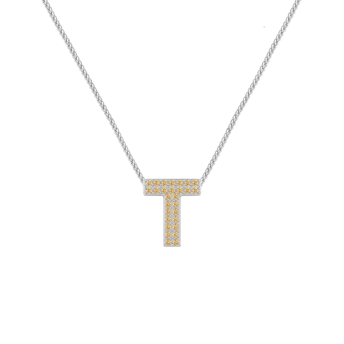 Gold Letter T / Tau Charm