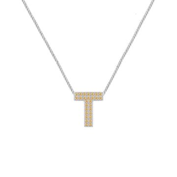Gold Letter T / Tau Charm