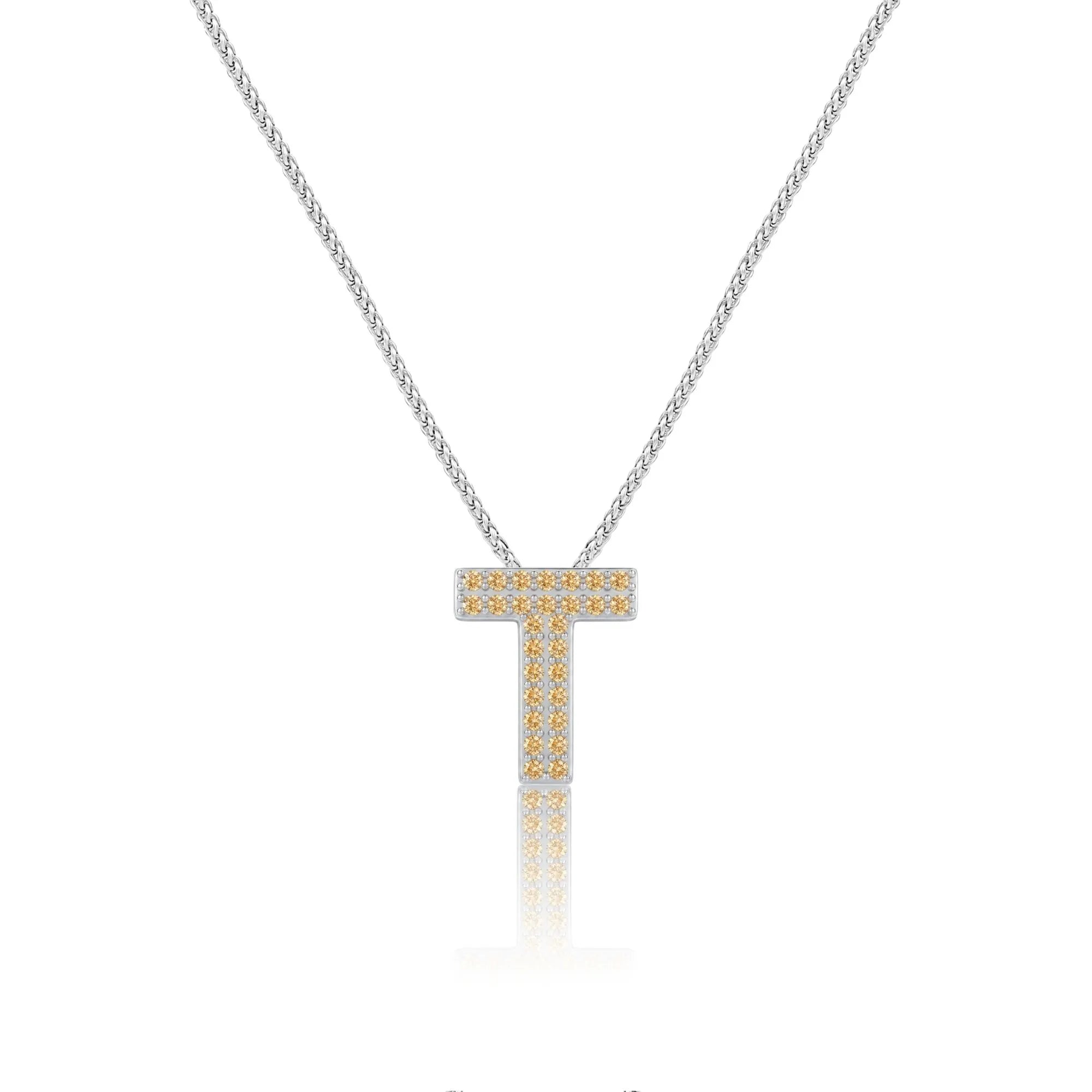 Gold Letter T / Tau Charm