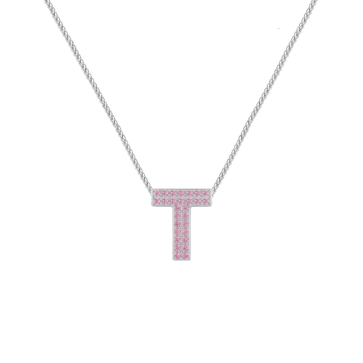 Pink Letter T / Tau Charm
