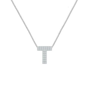 Silver Letter T / Tau Charm