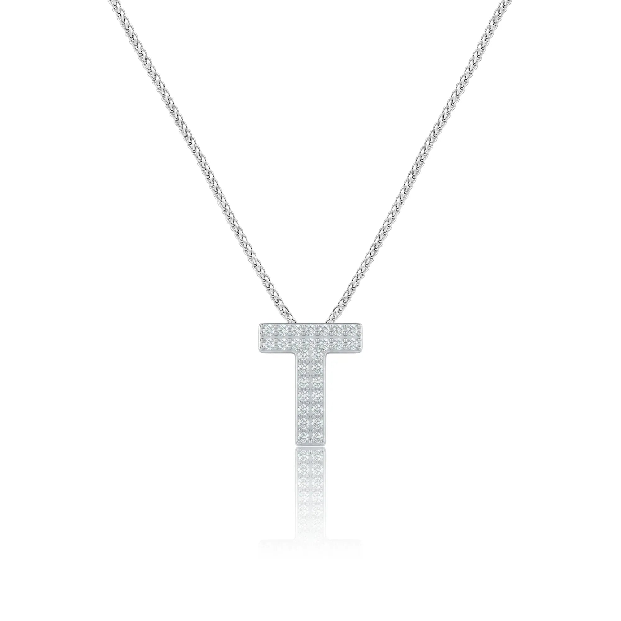 Silver Letter T / Tau Charm