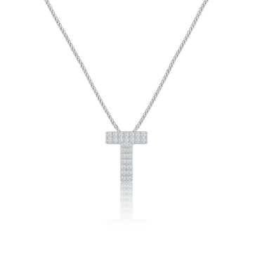 Silver Letter T / Tau Charm