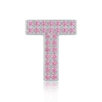 Pink Letter T / Tau Charm