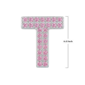 Pink Letter T / Tau Charm