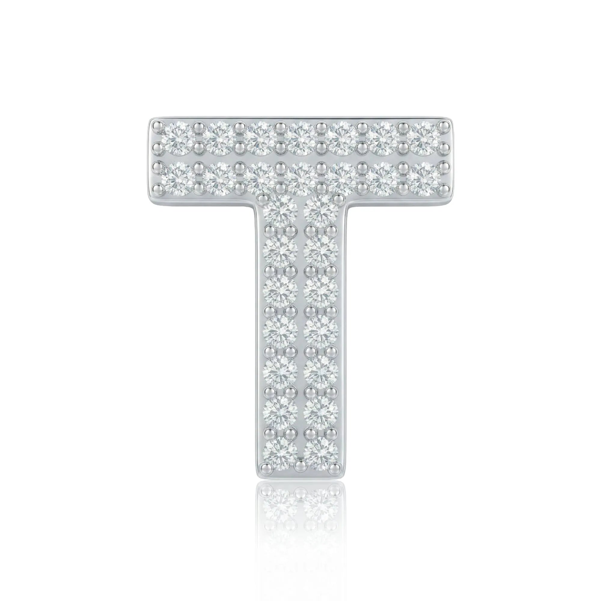 Silver Letter T / Tau Charm