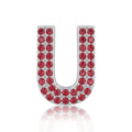 Red Letter U Charm