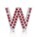 Red Letter W Charm