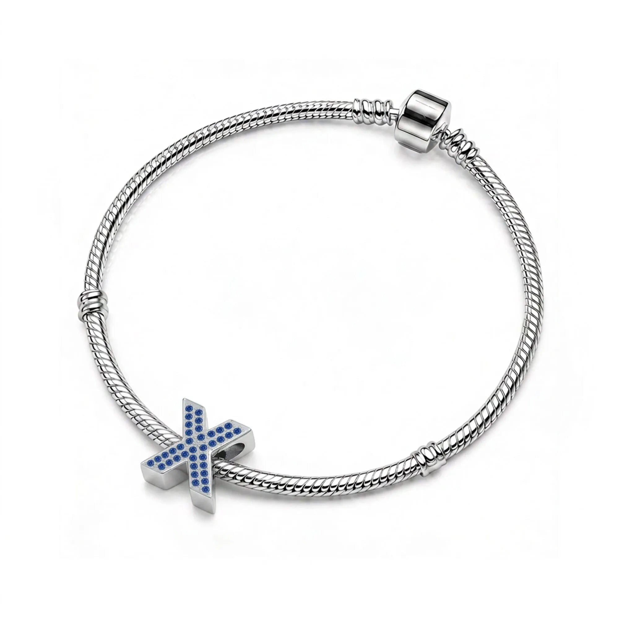 Blue Letter X / Chi Charm