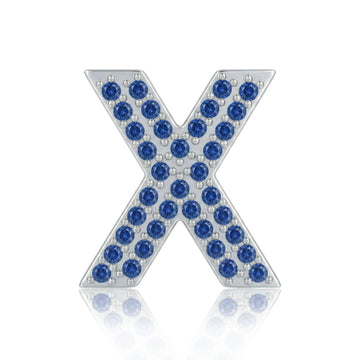 Blue Letter X / Chi Charm