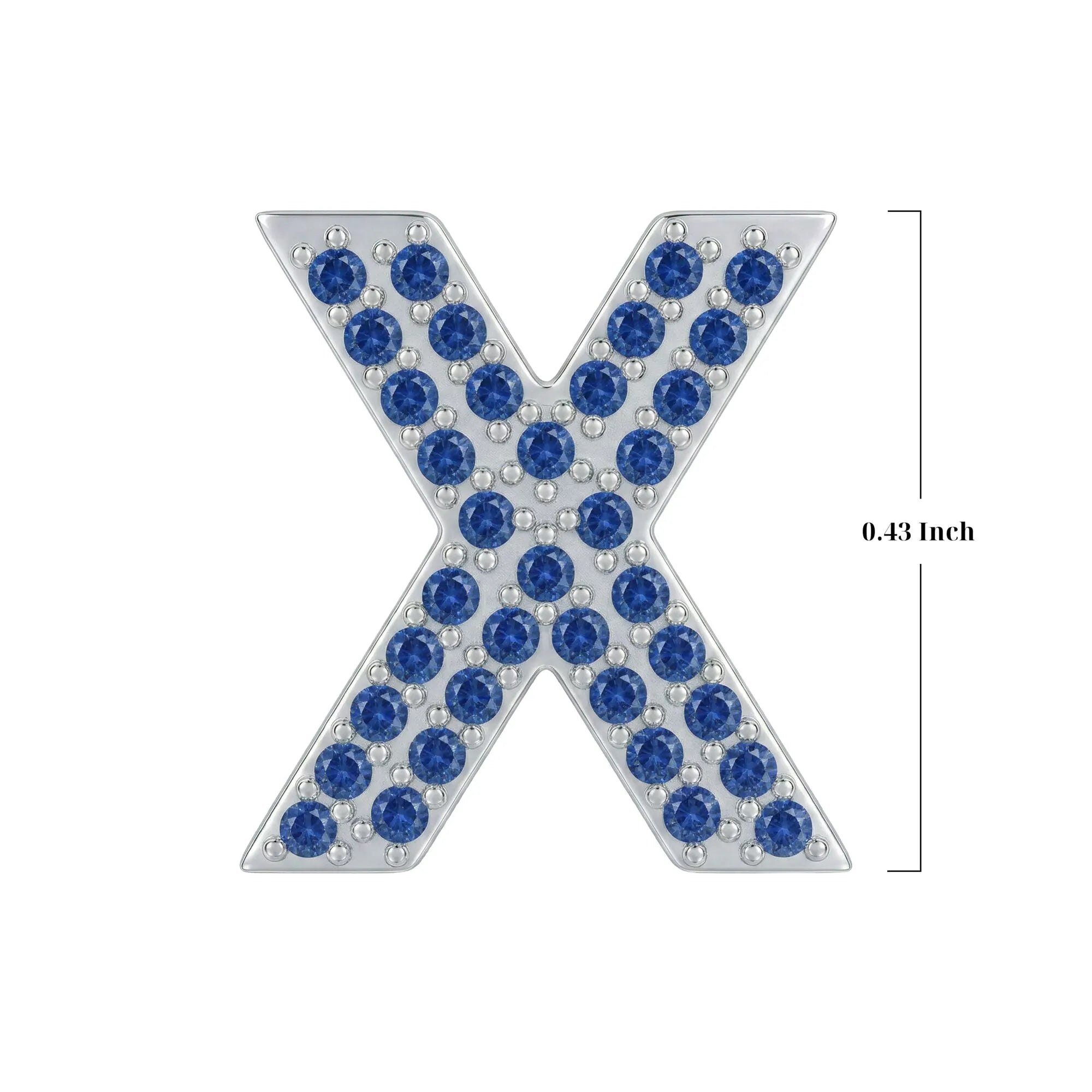Blue Letter X / Chi Charm
