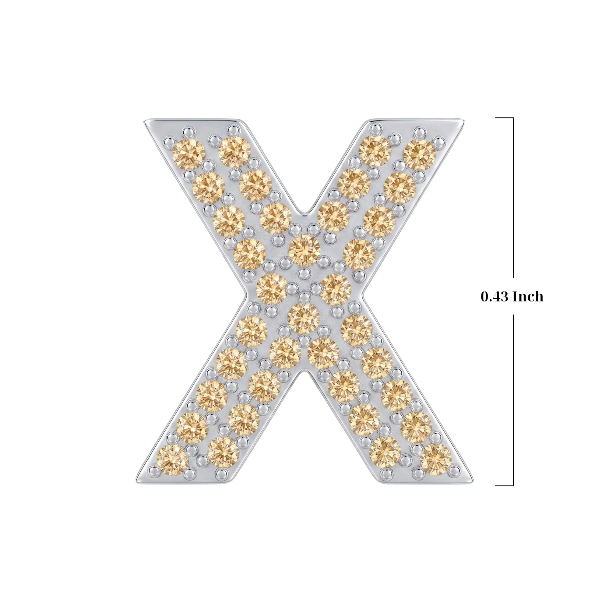 Gold Letter X / Chi Charm