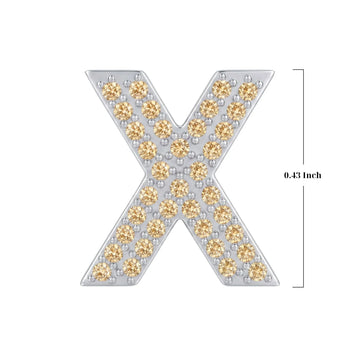 Gold Letter X / Chi Charm