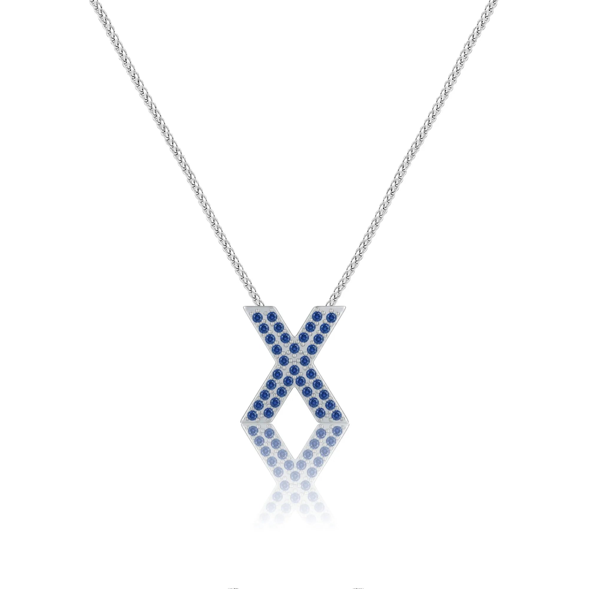 Blue Letter X / Chi Charm
