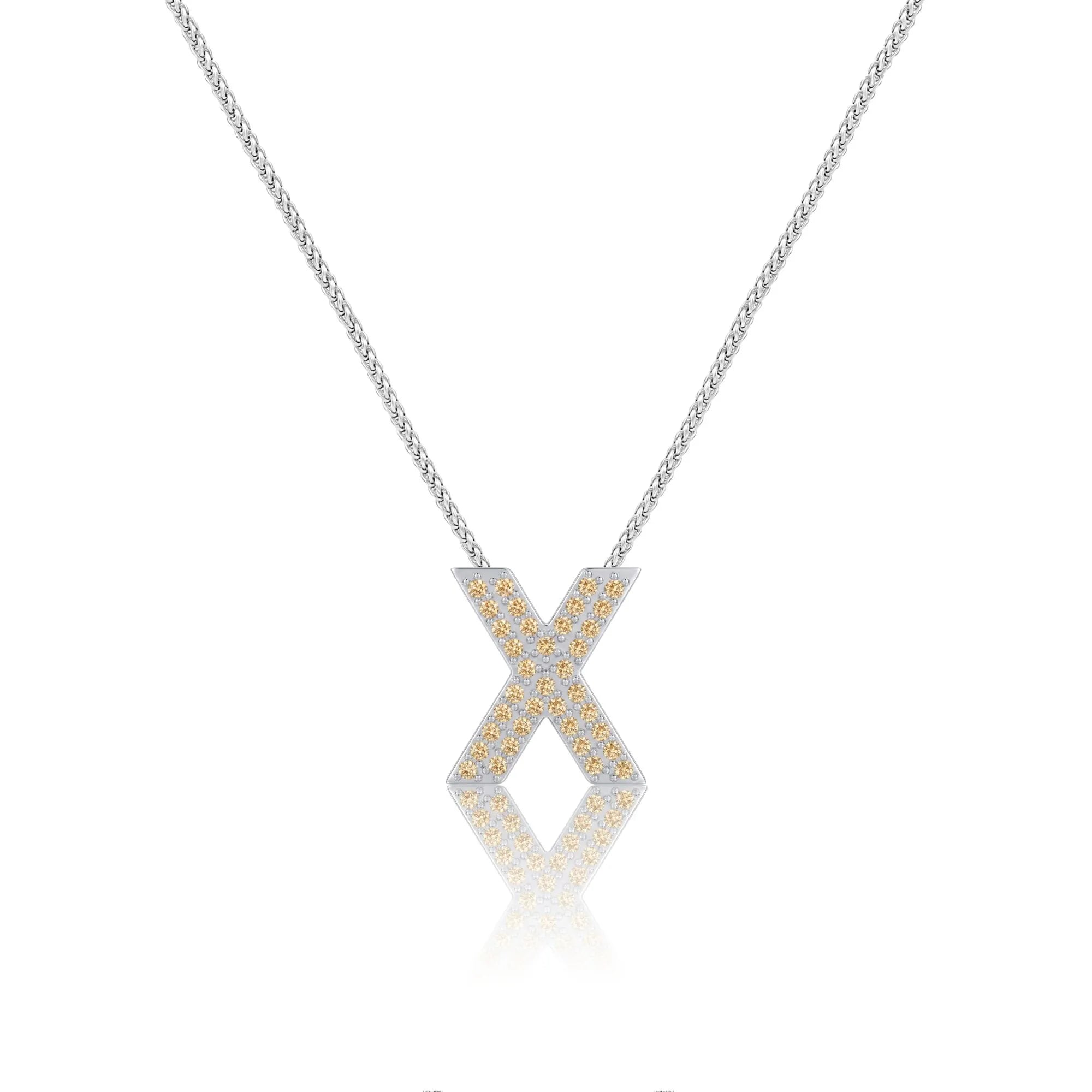 Gold Letter X / Chi Charm
