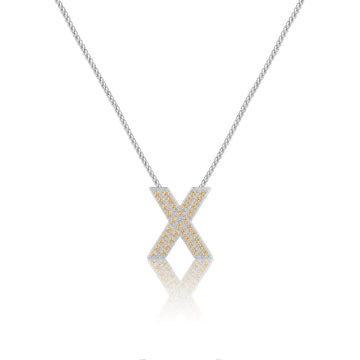 Gold Letter X / Chi Charm