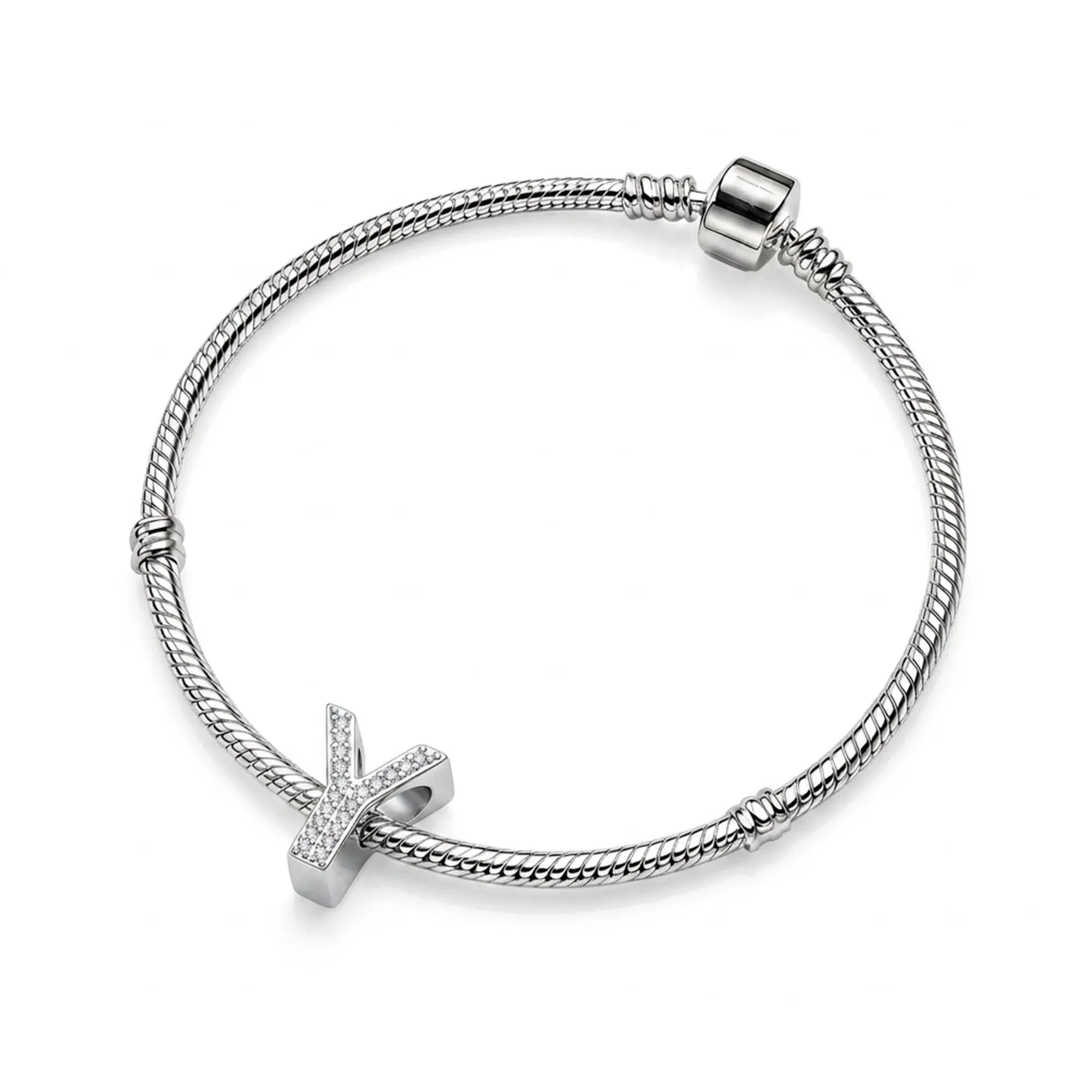 Silver Letter Y / Upsilon Charm