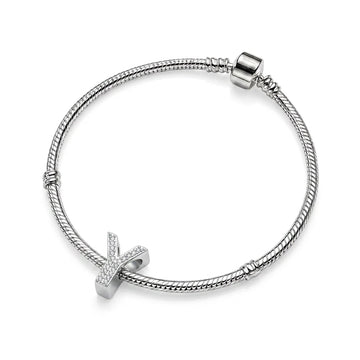Silver Letter Y / Upsilon Charm