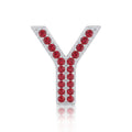 Red Letter Y / Upsilon Charm