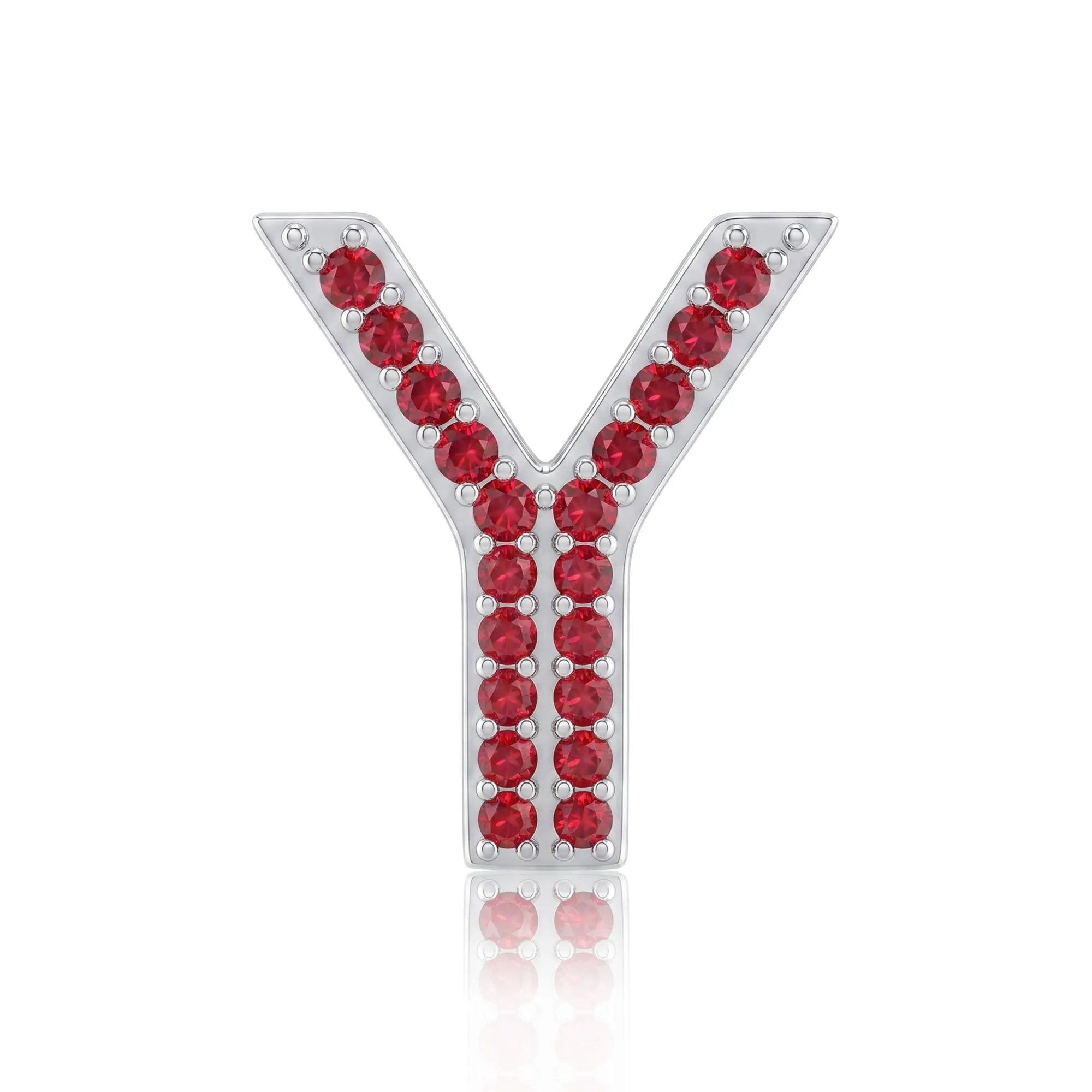 Red Letter Y / Upsilon Charm