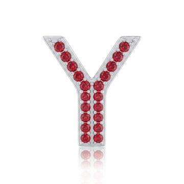Red Letter Y / Upsilon Charm
