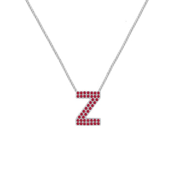 Red Letter Z / Zeta Charm