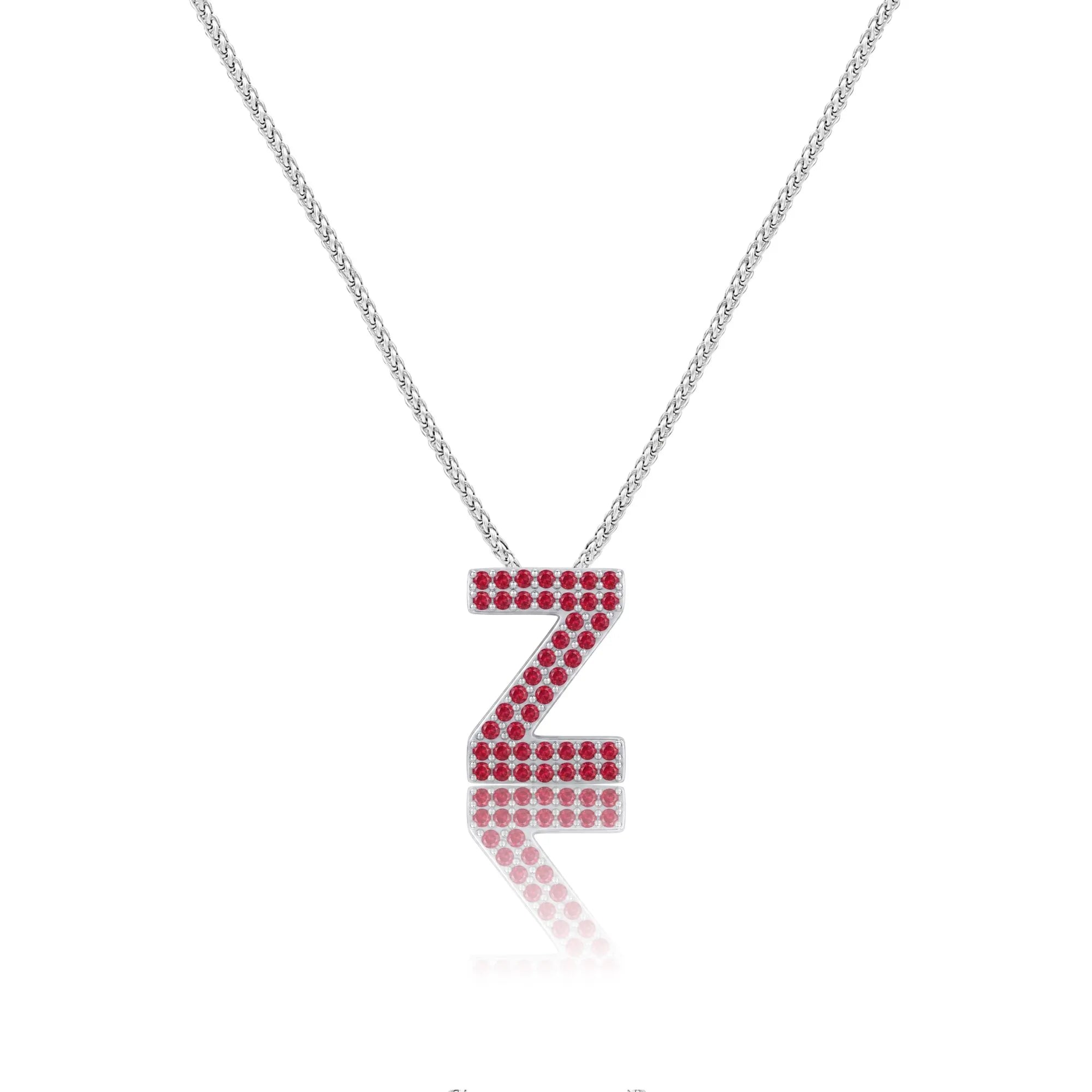 Red Letter Z / Zeta Charm