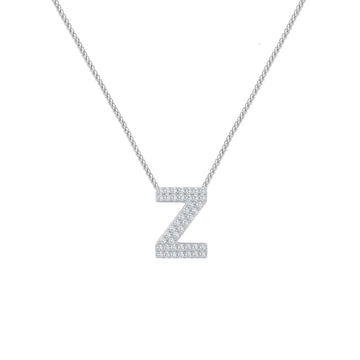 Silver Letter Z / Zeta Charm