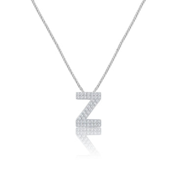 Silver Letter Z / Zeta Charm