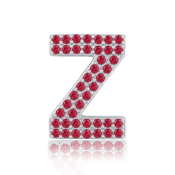 Red Letter Z / Zeta Charm