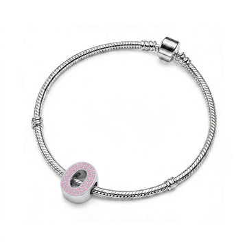 Pink Number 0 Charm