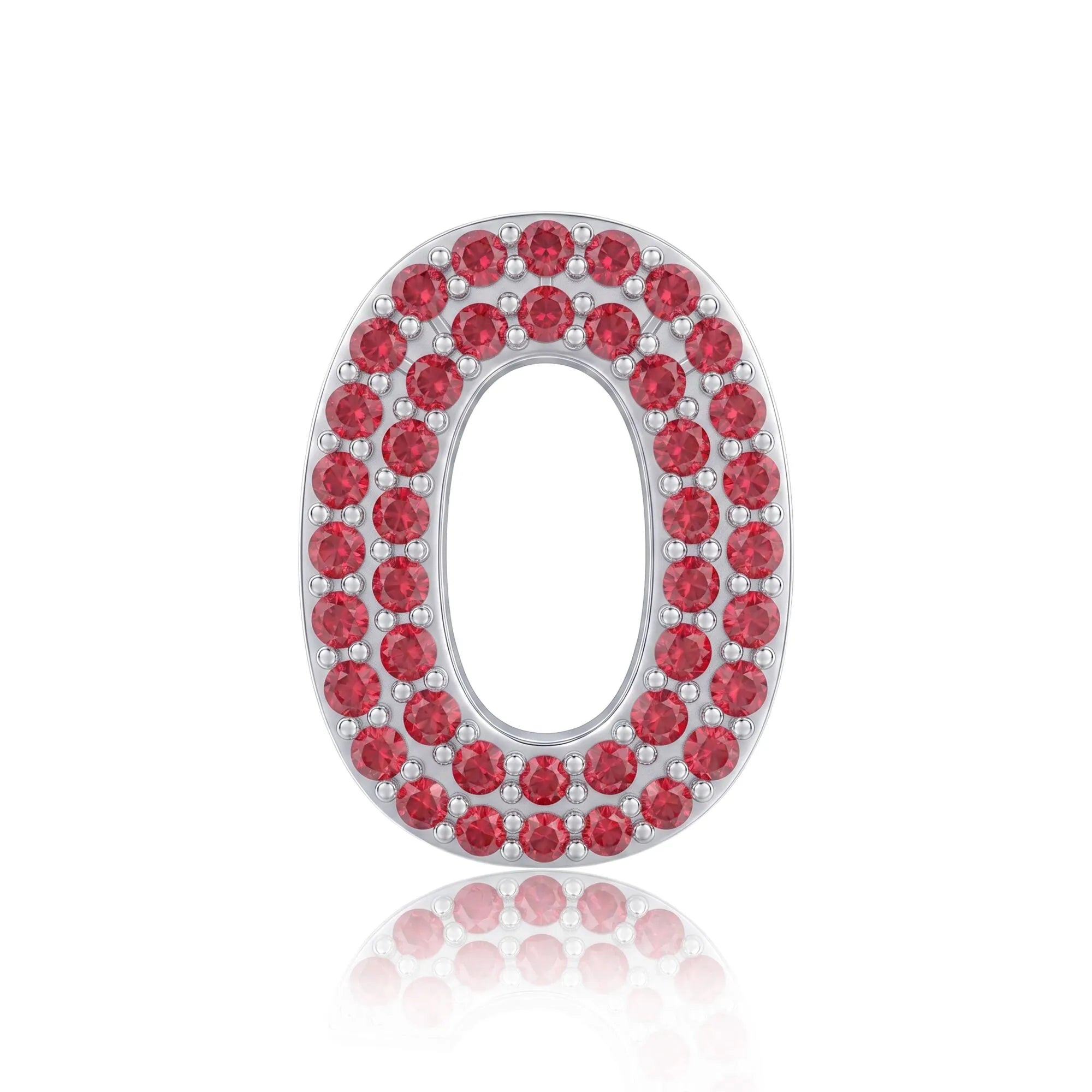 Red Number 0 Charm