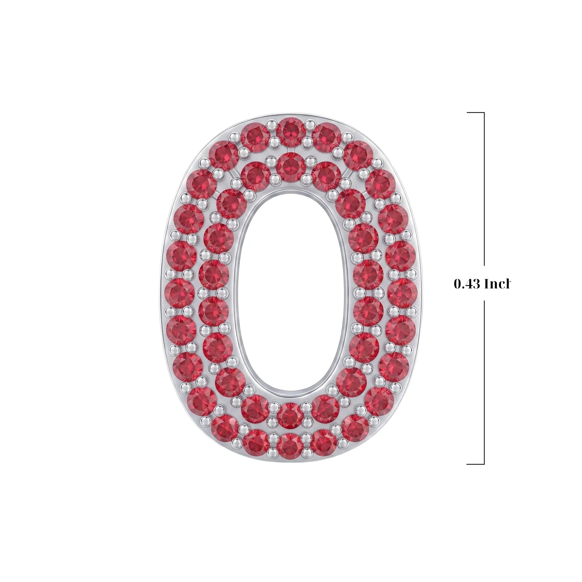 Red Number 0 Charm