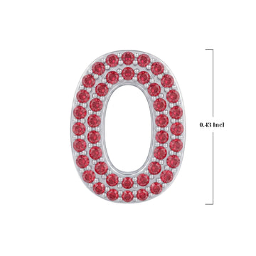 Red Number 0 Charm