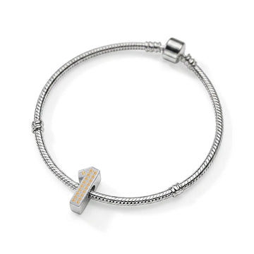 Gold Number 1 Charm