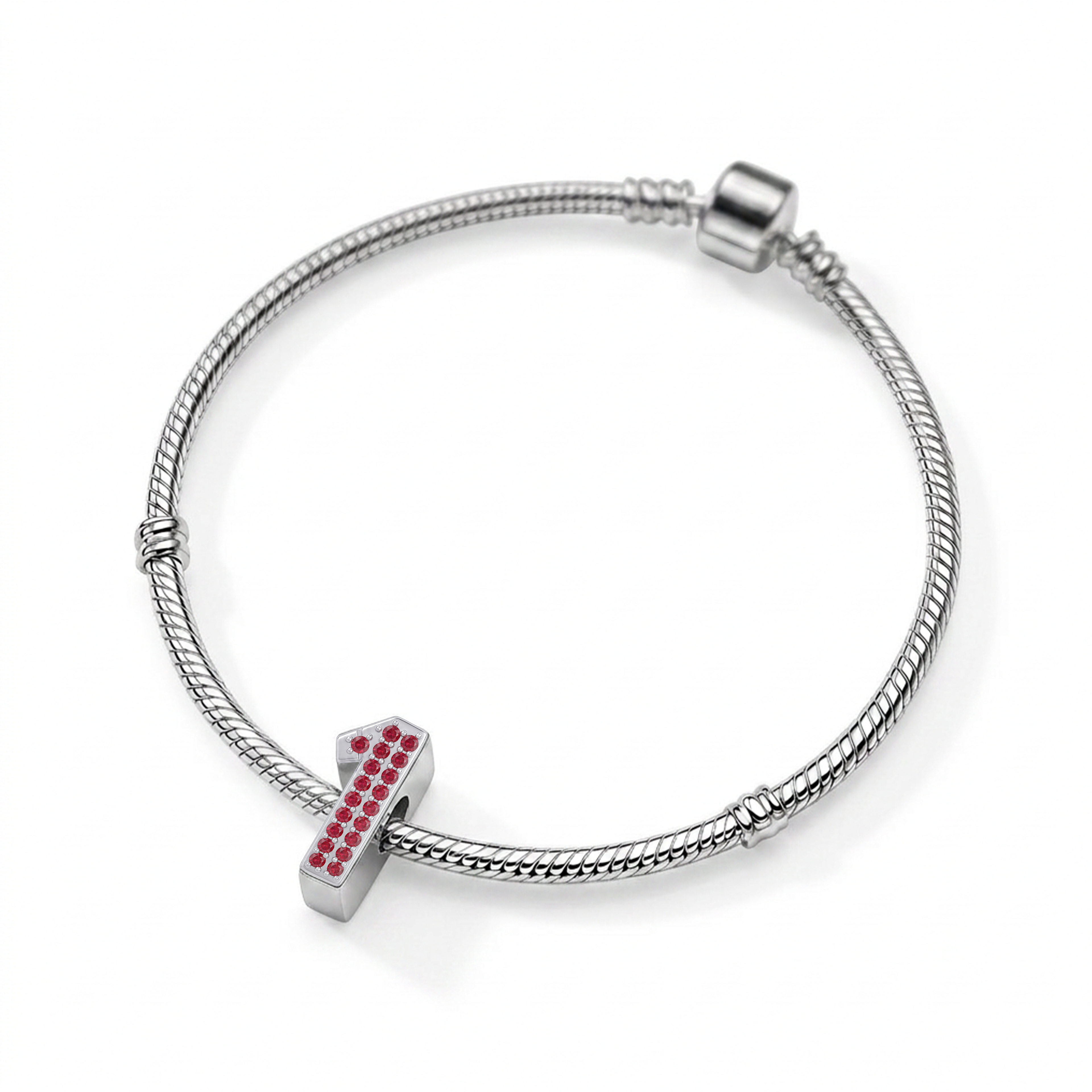 Red Number 1 Charm
