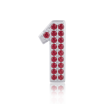 Red Number 1 Charm