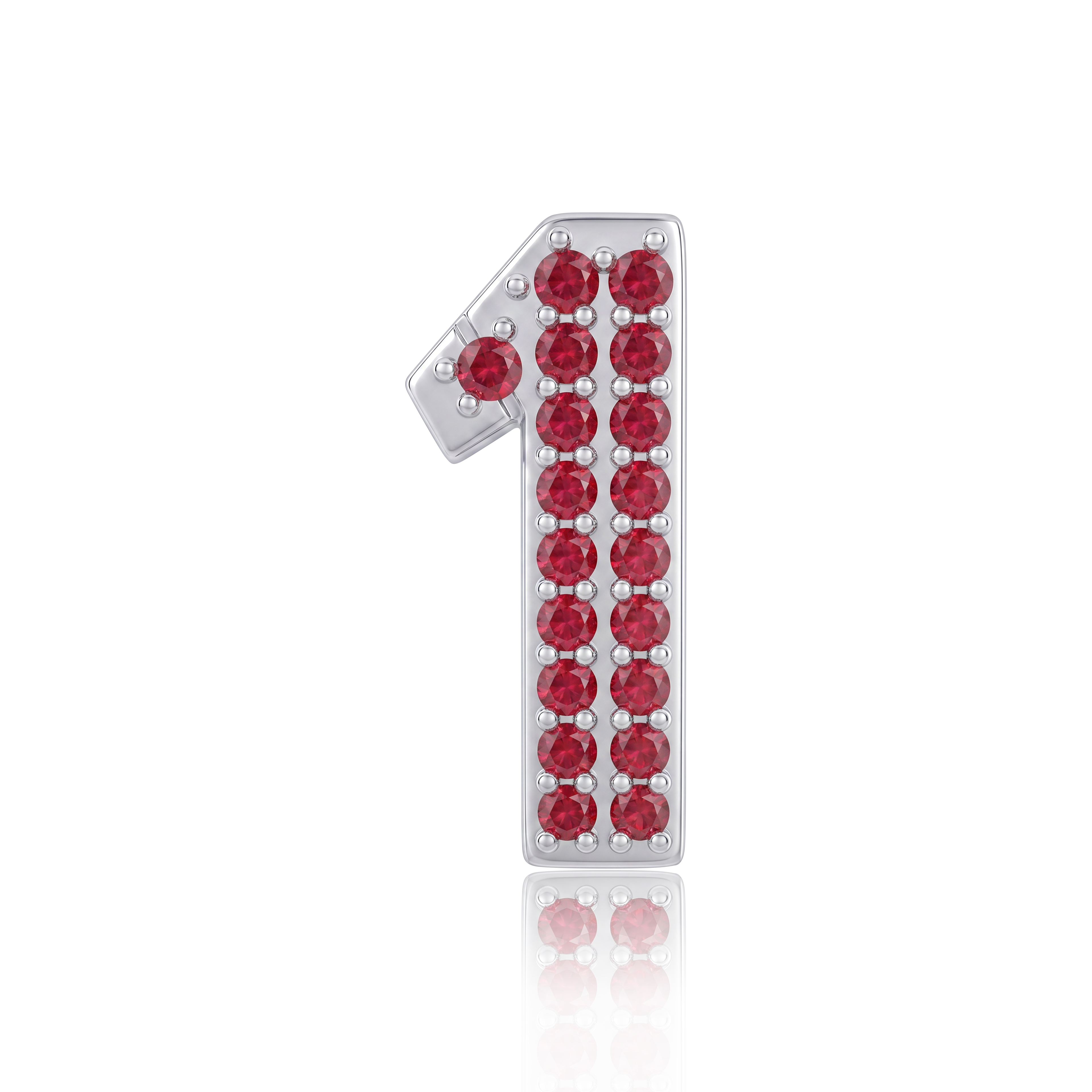 Red Number 1 Charm