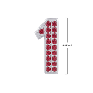 Red Number 1 Charm