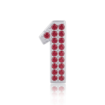 Red Number 1 Charm