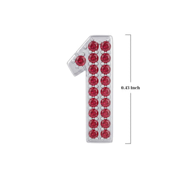 Red Number 1 Charm