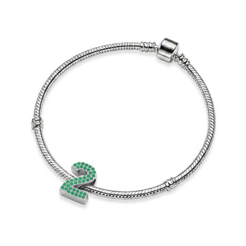 Green Number 2 Charm