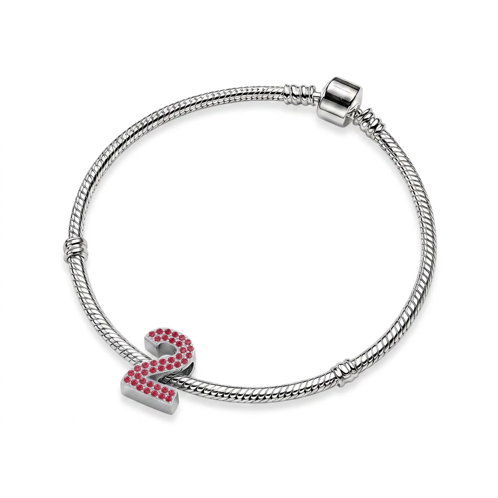 Red Number 2 Charm