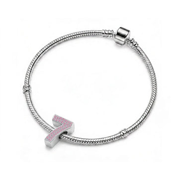 Pink Number 7 Charm