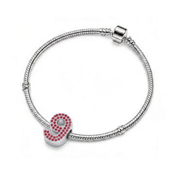 Red Number 9 Charm